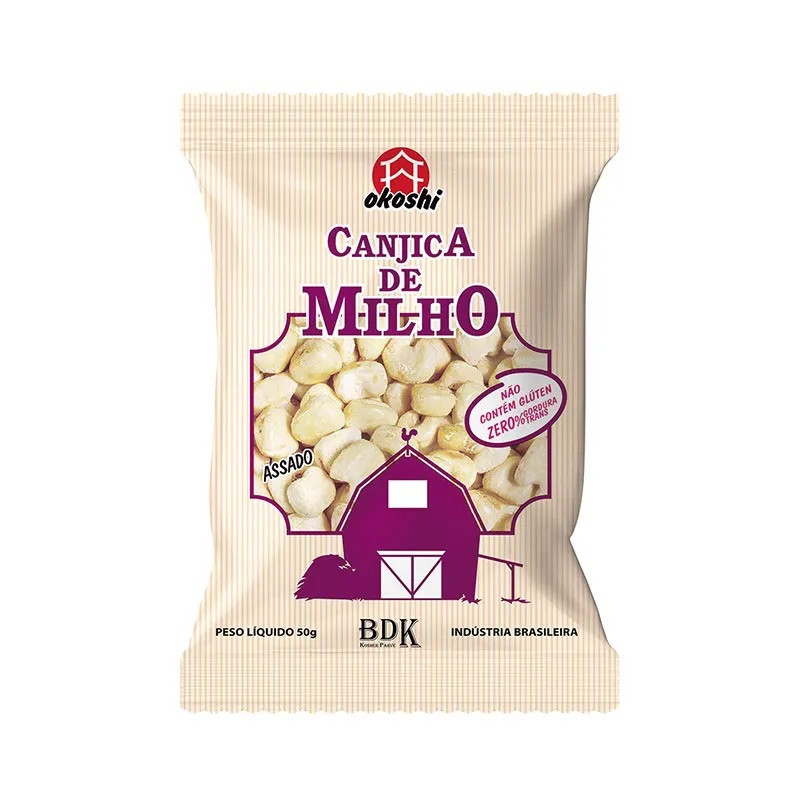 Canjica de Milho com Açúcar Orgânico Okoshi 50g