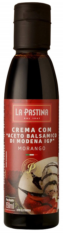 Crema Balsâmico Sabor Morango La Pastina 150ml 
