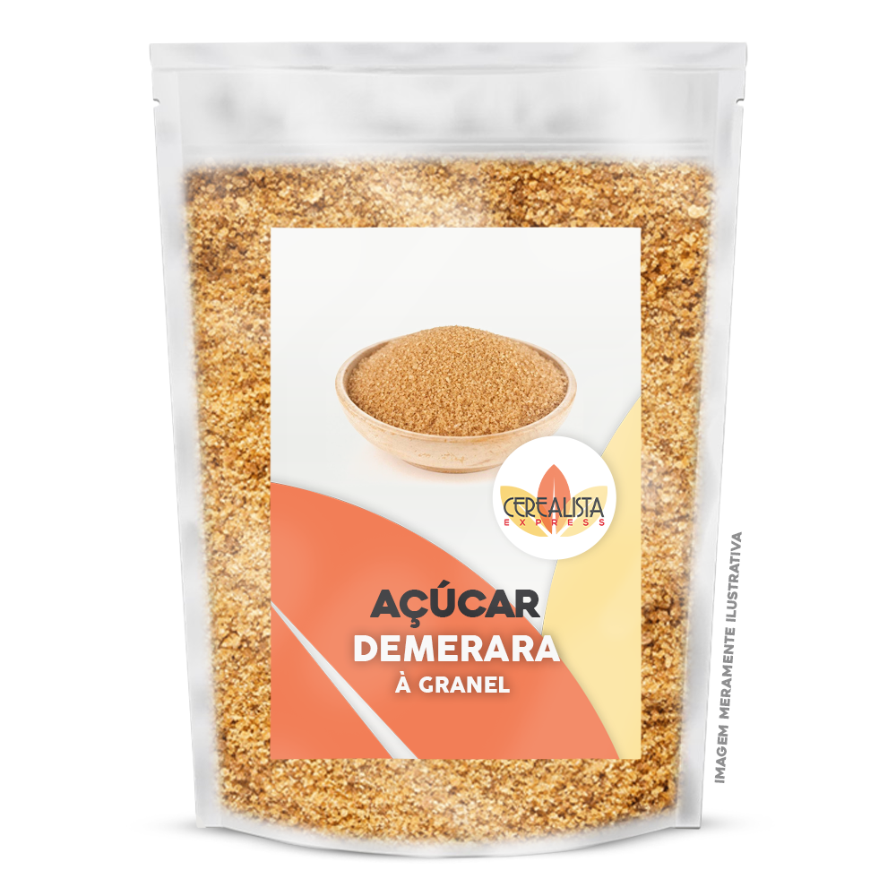 Açúcar Demerara Orgânico a Granel - Produto Natural