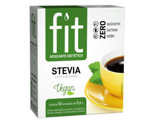 Adoçante Fit Stevia com Sucralose 50 Saches 0,6g