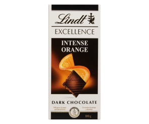 Barra de Chocolate Suiço Excellence Orange Intense Dark Lindt (100g)