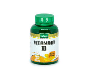 Cápsula de Cálcio + Vitamina D Vitalab 60cp