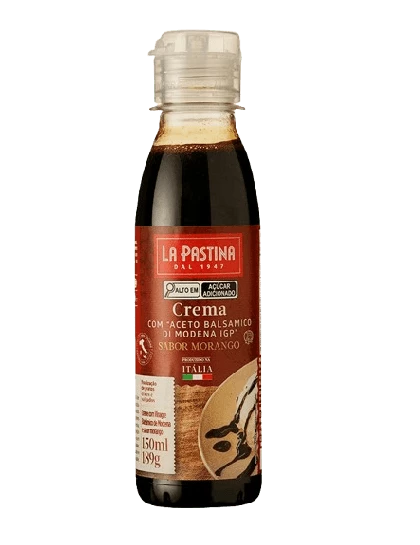 Crema Balsâmico Sabor Morango La Pastina 150ml
