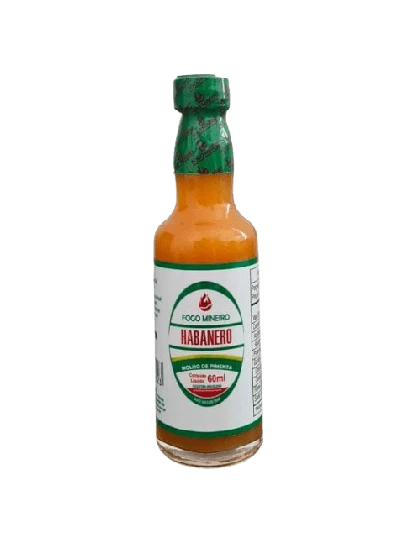 Molho de Pimenta Habanero Fogo Mineiro 60ml
