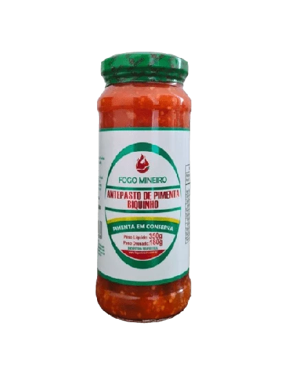 Antepasto de Pimenta Biquinho Fogo Mineiro 350g