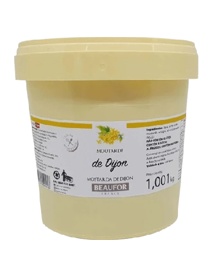Mostarda Francesa de Dijon Beaufor 1kg