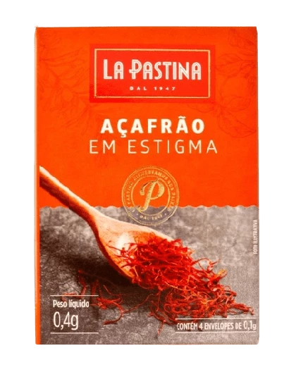 Açafrão Espanhol em Estigmas La Pastina 400mg
