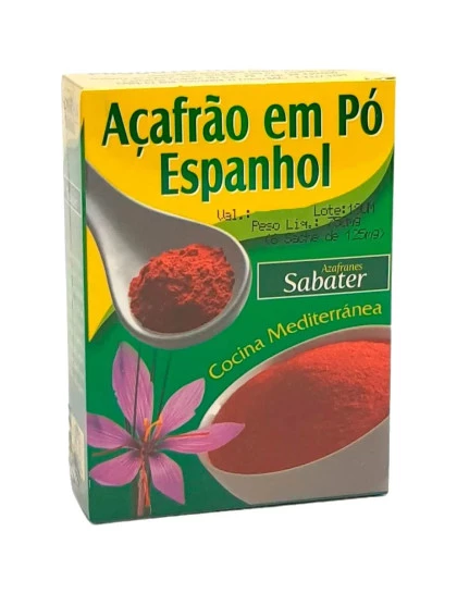 Açafrão em Pó Azafranes Sabater 0,75g
