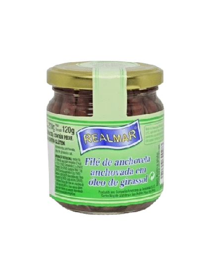 Filé de Anchova Realmar em Óleo Vegetal 210g