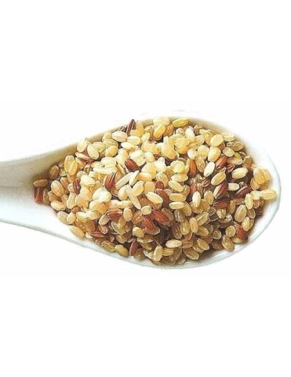Arroz Cateto Integral Branco com Vermelho a Granel