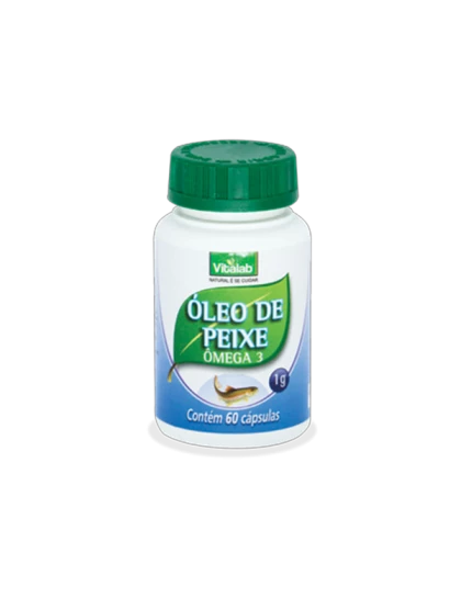 Cápsula de Óleo de Peixe Ômega 3 Vitalab 60cp