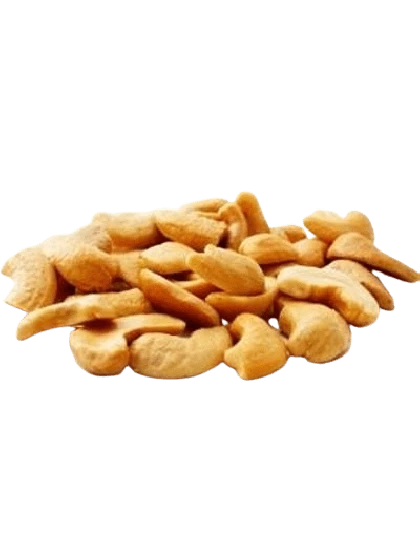 Castanha de Caju Metades com Sal a Granel