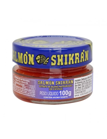 Caviar Shikran de Salmão Pasteurizado 100g