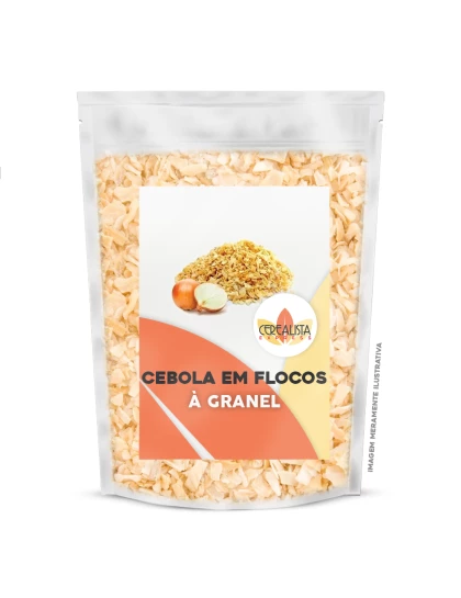 Cebola Ralada Em Flocos  Embalagem