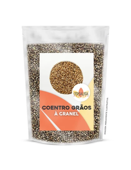 Coentro em Grãos Inteiro Embalagem