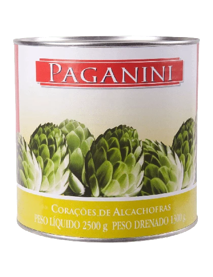 Coração de Alcachofra Paganini 1,3kg