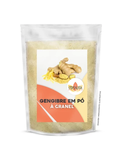 Gengibre em Pó Embalagem