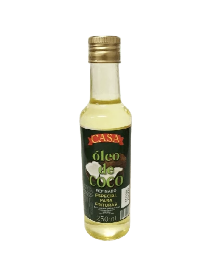 Óleo De Coco Para Frituras Casa 250ml