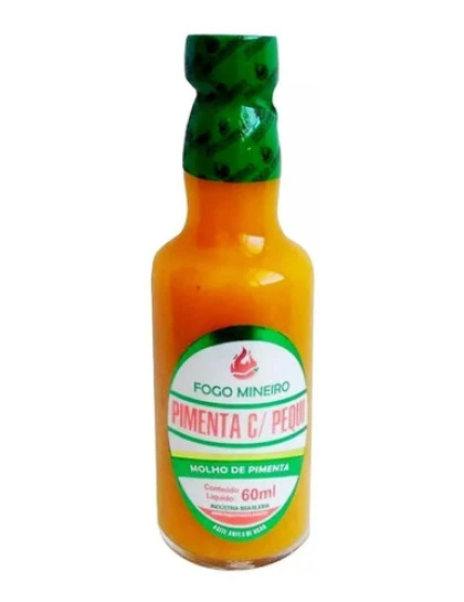 Molho de Pimenta com Pequi Fogo Mineiro 60ml