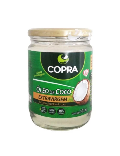 Óleo de Coco Extra Virgem Copra 500ml