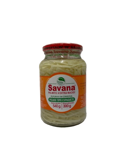 Palmito Pupunha Espaguete Savana 300g