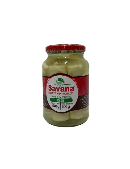 Palmito Pupunha Toletes Savana 300g