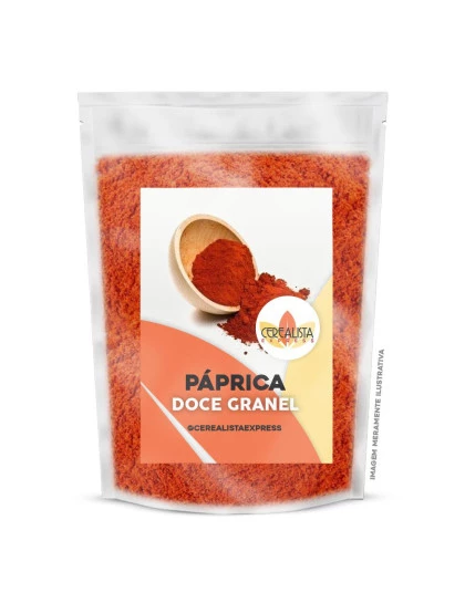Páprica Doce em Pó Importada (Espanha) Embalagem