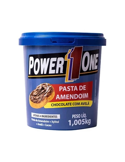 Pasta de Amendoim Chocolate com Avelã Power One 1kg