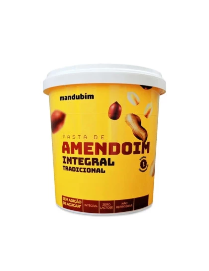 Pasta de Amendoim Integral Tradicional Mandubim 1,020kg