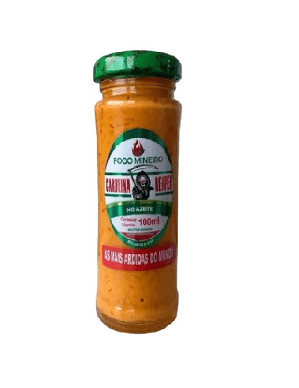 Pimenta Carolina Reaper no Azeite Fogo Mineiro 100ml