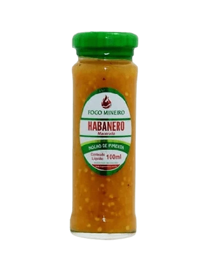Pimenta Habanero Macerada Fogo Mineiro 100ml