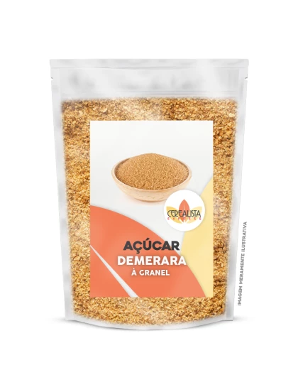 Açúcar Demerara Orgânico a Granel
