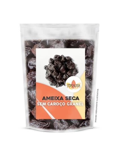 Ameixa Seca Graúda Sem Caroço Embalagem
