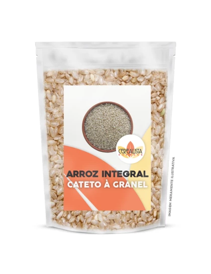 Arroz Cateto Integral Branco a Granel
