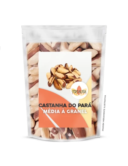 Castanha do Pará Inteira Média a Granel Pacote