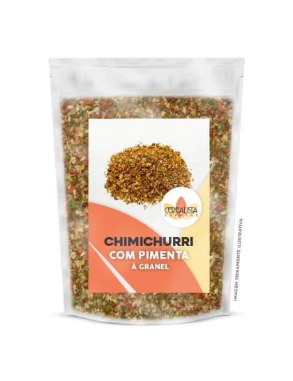 Chimichurri com Pimenta Embalagem