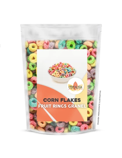 Corn Flakes Fruit Rings a Granel Pacote