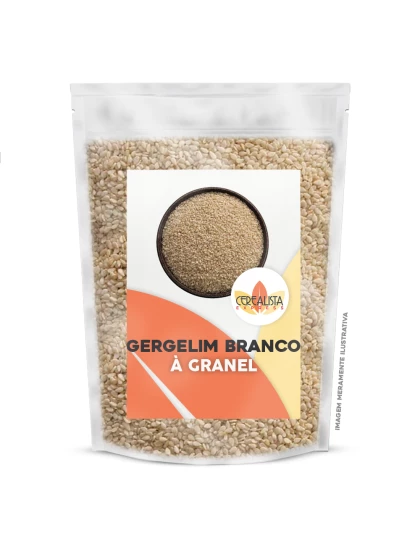Gergelim Branco sem Pele a Granel Pacote