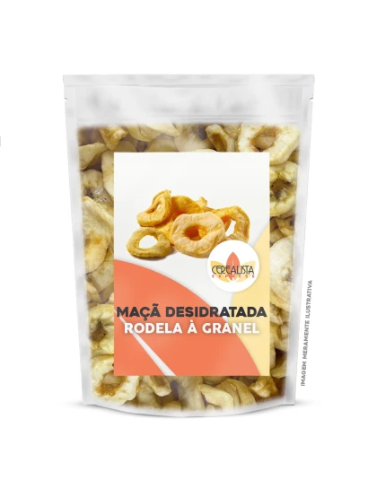 Maçã Desidratada a Granel  Pacote
