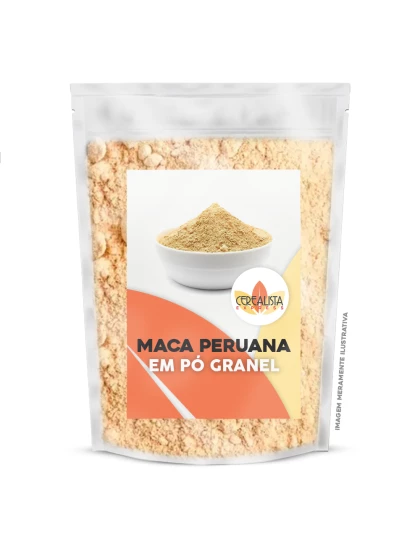 Maca Peruana Pura em Pó a Granel Pacote