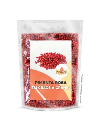 Pimenta Rosa em Grãos a Granel Pacote