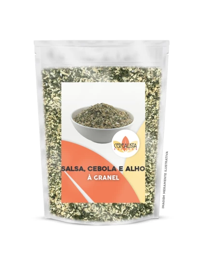 Tempero Salsa Cebola e Alho Embalagem