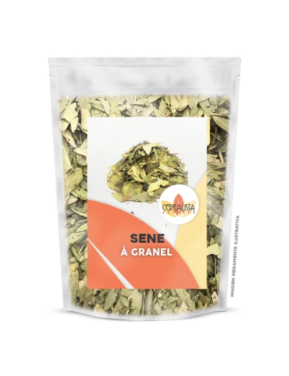 Chá de Sene em Folhas Embalagem