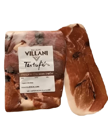 Presunto com Trufas Cru Fatiado Villani 100g