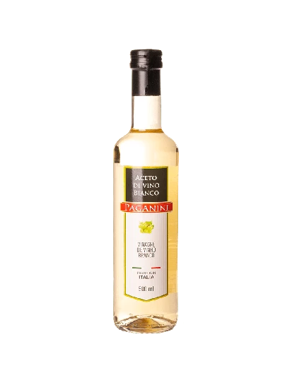 O Vinagre de Vinho Branco é obtido exclusivamente a partir da fermentação do vinho branco. Rico em antioxidantes e ajudar na regulação do açúcar no sangue.