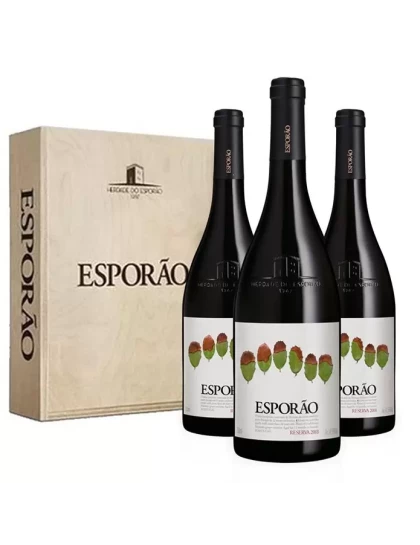 Kit Vinho Esporão Reserva Tinto 3 un. 750ml