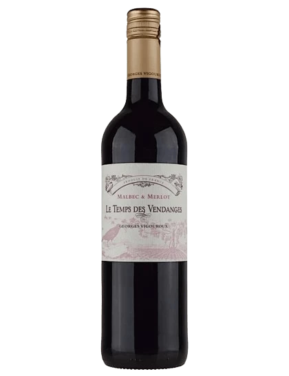 Vinho Tinto Le Temps des Vendanges Malbec e Merlot 750ml
