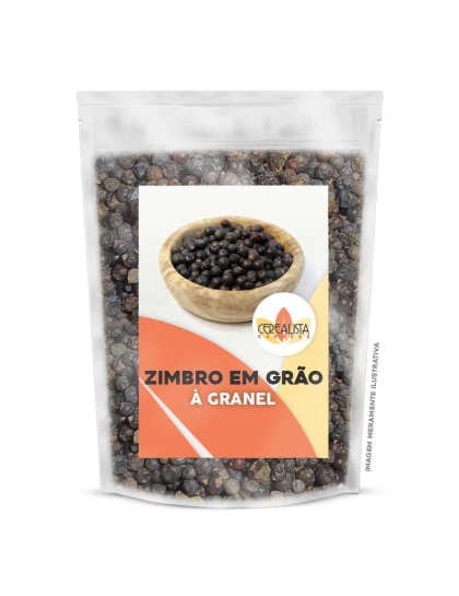 Zimbro em Grãos Embalagem