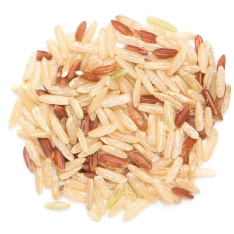 Arroz Agulhinha Integral Branco com Vermelho a Granel