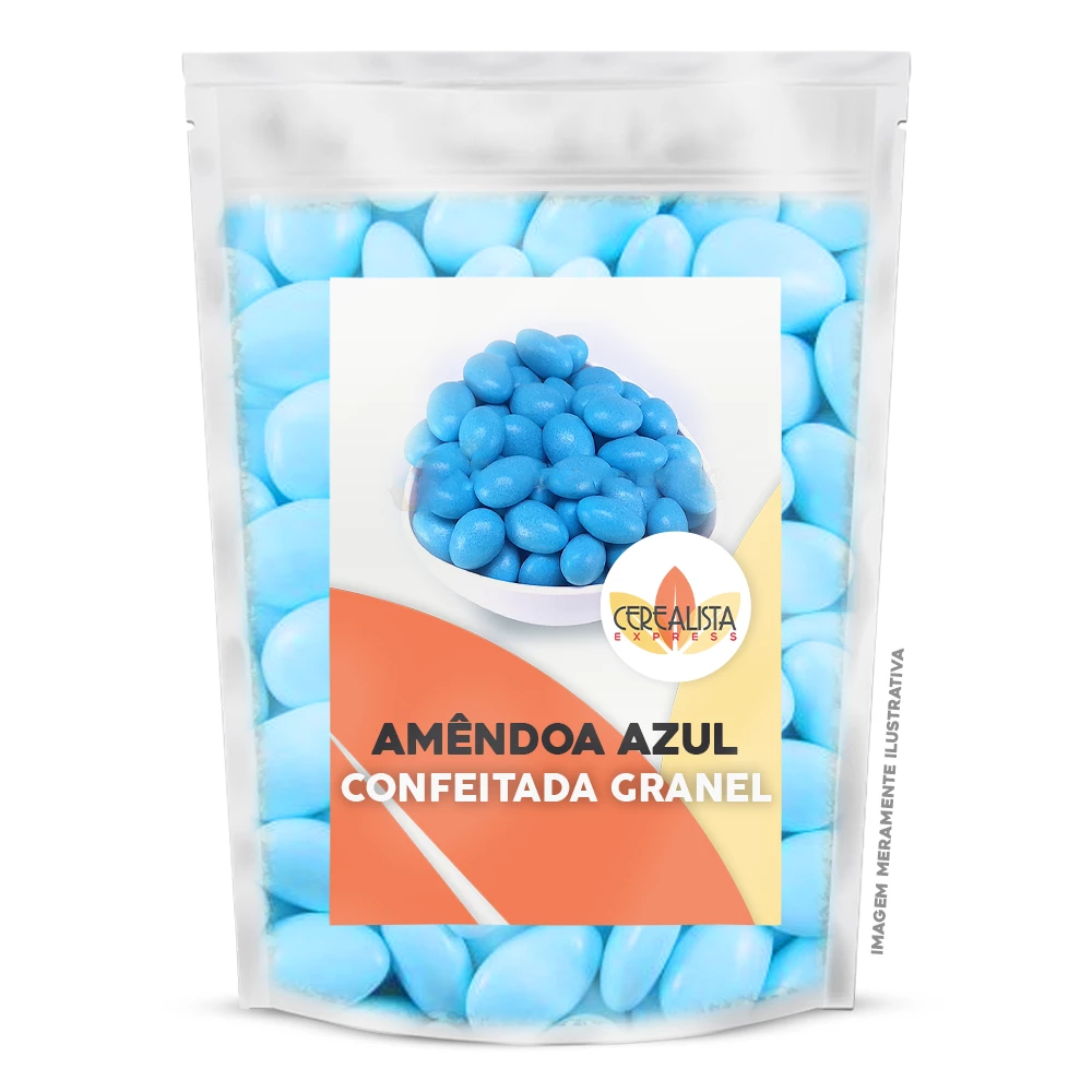 Amêndoa Confeitada Azul